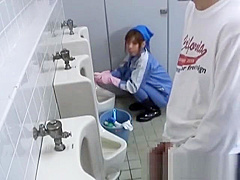 Beautiful maintenance worker part5