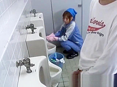 Beautiful maintenance worker part5