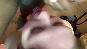 Beautiful pregnant brunette loves bbc