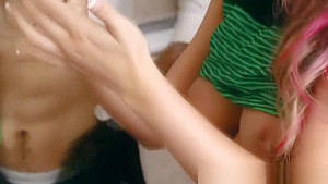 Beauty at the office fucking a big black cock