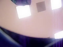 Bending over and spreading her ass cheeks