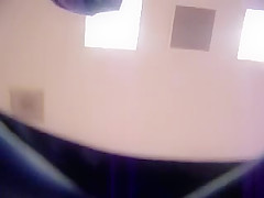 Bending over and spreading her ass cheeks