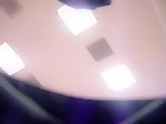 Bending over and spreading her ass cheeks