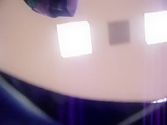 Bending over and spreading her ass cheeks