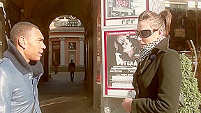 Berta in slut gets horny in a public toilet sex scene