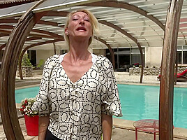 Betty, the big cock lover, takes it deep!