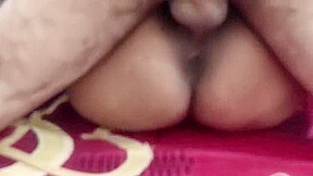 Bhabhi Showing Her Pink Wet Yummy Hairy Pussy Close-up With Her Husband In Bedroom
