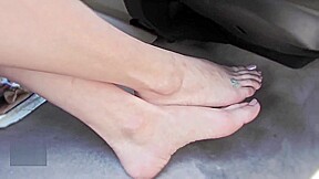 Big Sexy Feet Size 10 Dangle Arches Toes Soles Tease