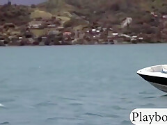Big Tits Hot Babes Try Out Kite Surfing With The Profes