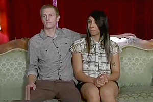Big dick tranny Honey Foxxx fucks tied up piano teacher