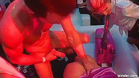 Big-titted Milfs Orgy Public