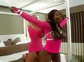Black Chick Tied Up And Gagged