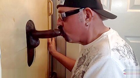 Black Dick Gloryhole Suck Off