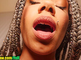 Black latina beauty big cock anal sex after a POV blowjob and fucking pussy