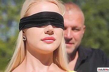 Blindfolded Busty Blonde Russian Is Dped