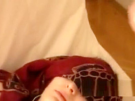 Blindfolded teen 18+ Getting Facial