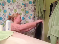 Blonde In Bathroom