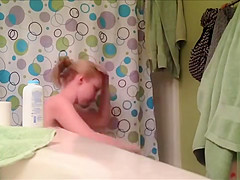 Blonde In Bathroom
