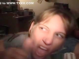 Blonde Street Whore Giving Pretty Terrible Blowjob Pov