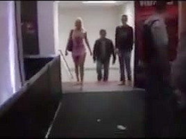 Blonde Whore Does The Public Cum Walk Of Shame
