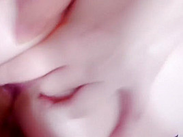 Blonde teen 18+ is cumming with cock in hole and a finger in ass