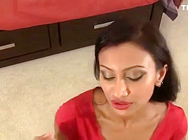 Blowjob Step mom MILF POV With Messy Facial