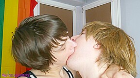 Boyfriends From Europe Kiss Each Other Deeply And Passionately