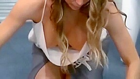 Braless Downblouse