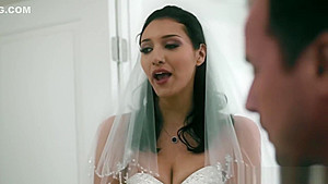Bride to be fucks Step brother of groom on her wedding day