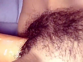 Brunette Gets Bent Over And Girl Fucks Her With Massive Strap-on