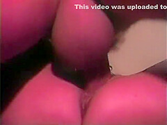 Brunette Gets Her Ass Cummed On While Bent Over Bar Stool