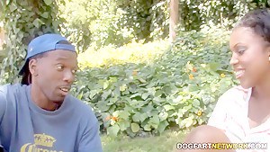 Busty Ebony Maserati XXX Gets Gangbanged