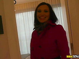 Busty IR anal MILF POV fucked at home after casting