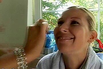 Busty MILF Gets Double Ass Fuck