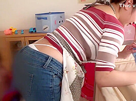 Busty Nanny Fucked Hard By Boss Japanese Porn