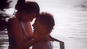 Busty czech teen 18+ fucked in the ocean by her lover