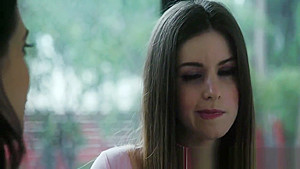 Busty les fingering teen 18+
