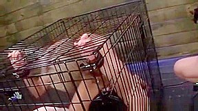 Caged Slave Humiliated