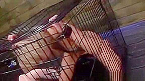 Caged Slave Humiliated