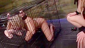 Caged Slave Humiliated