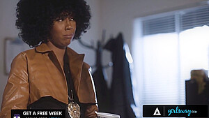 Cali Caliente And Misty Stone - Horny Detective Bangs Her Cop Partner