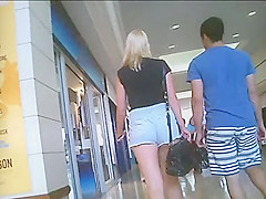 Candid Clothed Cut Down Shorts Ass Public