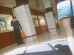 Candid Clothed Cut Down Shorts Ass Public