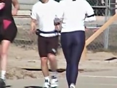 Candid ass video with the participation of running amateur 01ze