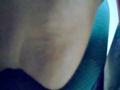 Candid dirty soles college feet in flip-flops
