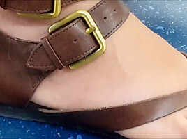 Candid feet