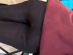 Candid teen 18+ booty in spandex