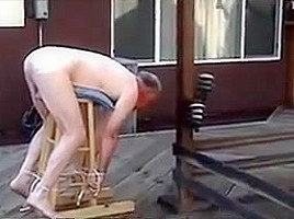 Caning outdoors