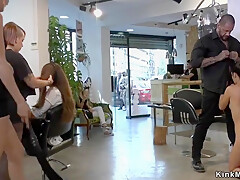 Carolina Abril In Slave Having Sex At Hairdressers