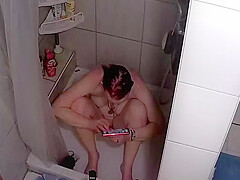 Caught In The Shower Masterbating